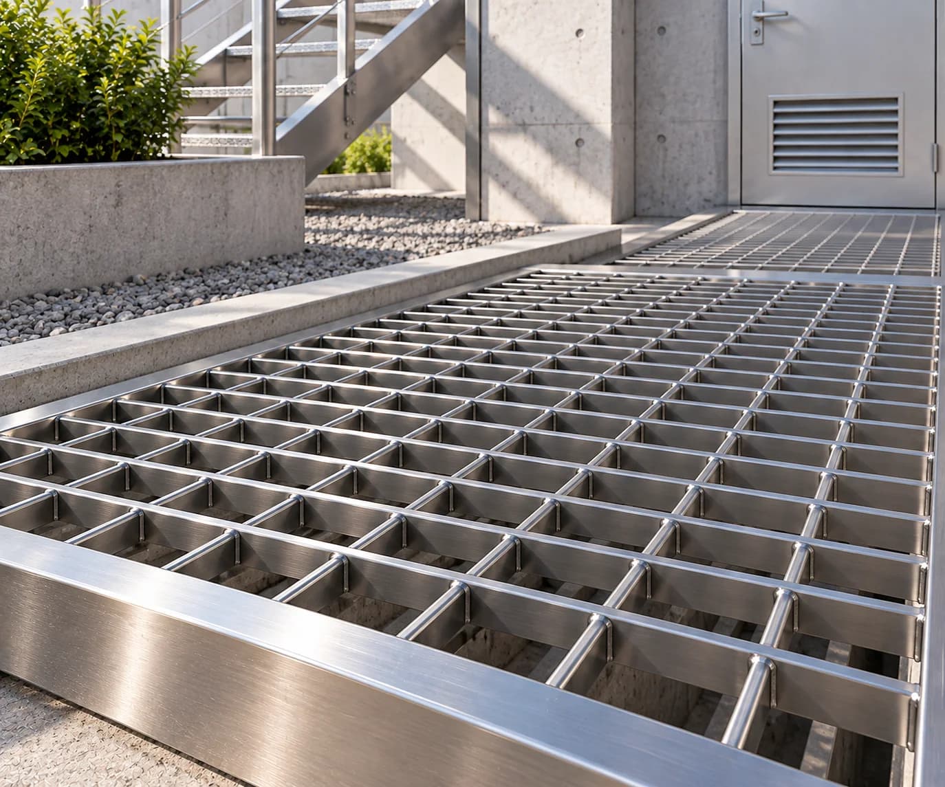 Steel grating detail 2