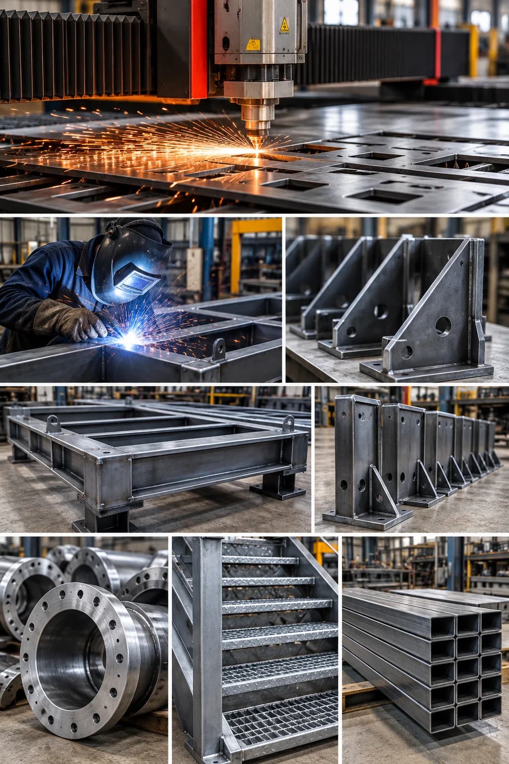 Steel fabrication work