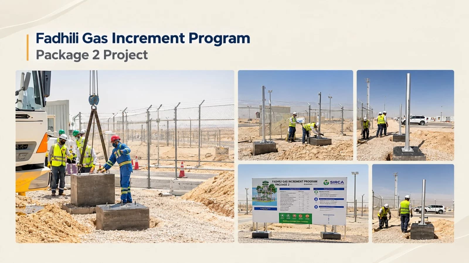 Project signage work